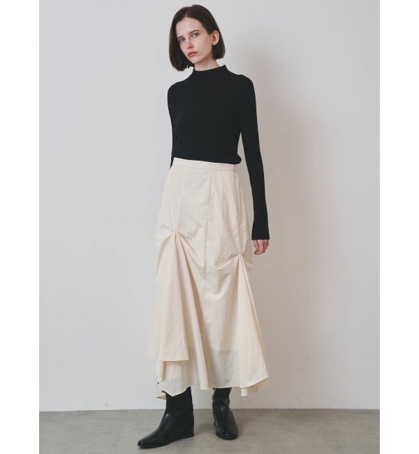 ELENDEEK「ASYME TUCK DESIGN SK」|スカート|