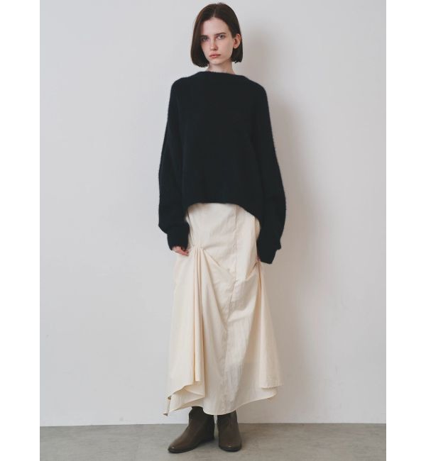 ELENDEEK「ASYME TUCK DESIGN SK」|スカート|