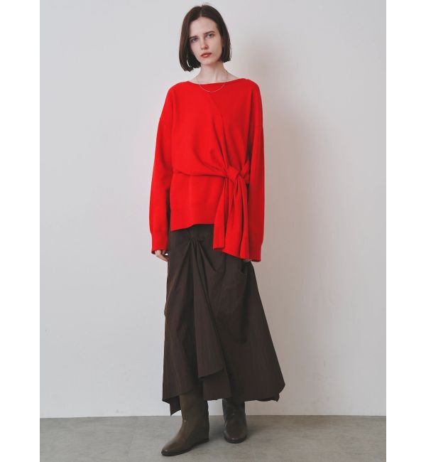 ELENDEEK「ASYME TUCK DESIGN SK」|スカート|