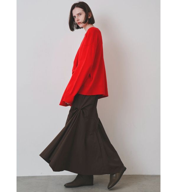ELENDEEK「ASYME TUCK DESIGN SK」|スカート|