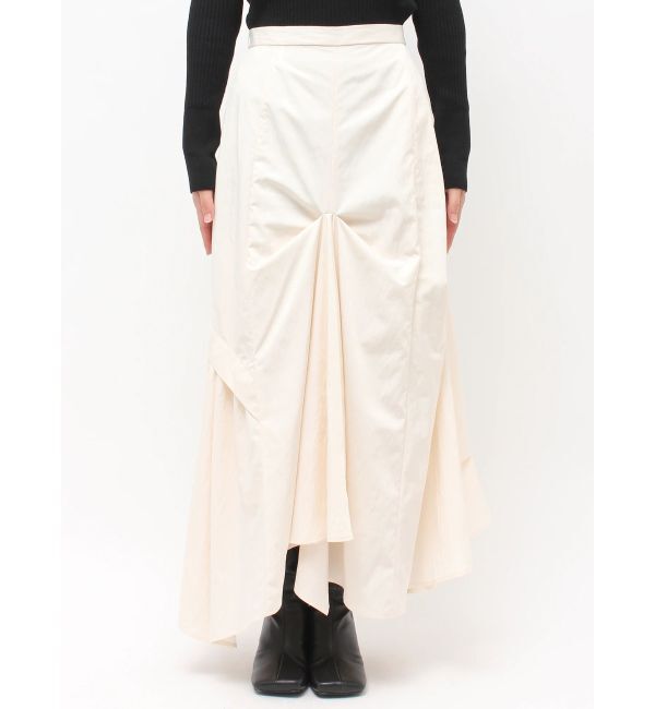 ELENDEEK「ASYME TUCK DESIGN SK」|スカート|