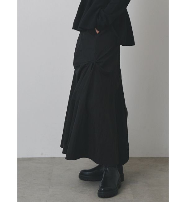 ELENDEEK「ASYME TUCK DESIGN SK」|スカート|
