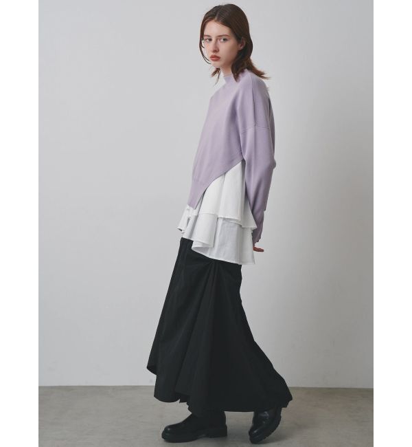 ELENDEEK「ASYME TUCK DESIGN SK」|スカート|