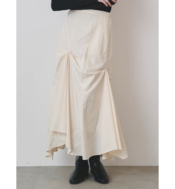 ELENDEEK「ASYME TUCK DESIGN SK」|スカート|