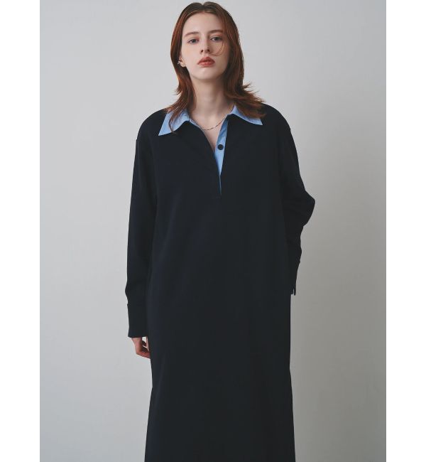 ELENDEEK「BICOLOR POLO OP」|ワンピース|