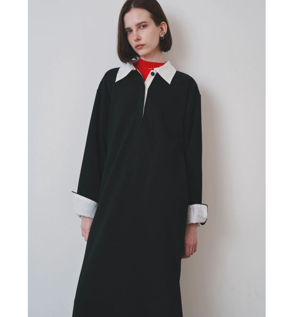 ELENDEEK「BICOLOR POLO OP」|ワンピース|