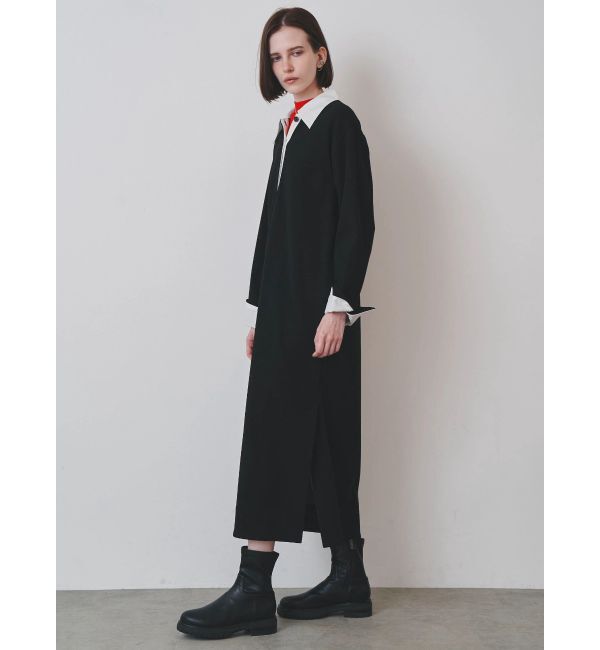 ELENDEEK「BICOLOR POLO OP」|ワンピース|