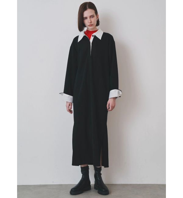 ELENDEEK「BICOLOR POLO OP」|ワンピース|