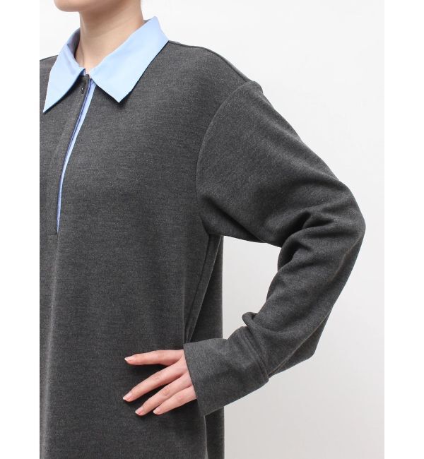 ELENDEEK「BICOLOR POLO OP」|ワンピース|