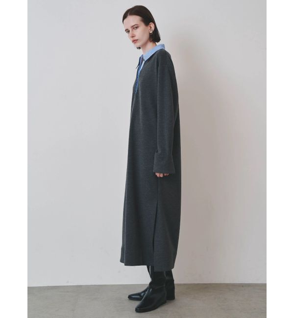 ELENDEEK「BICOLOR POLO OP」|ワンピース|