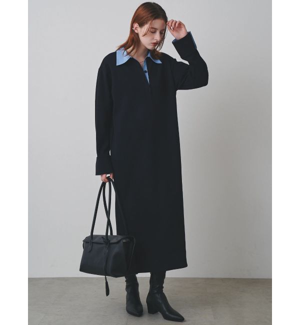 ELENDEEK「BICOLOR POLO OP」|ワンピース|
