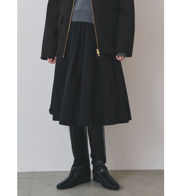ELENDEEK「RANDOM TUCK MIDI SK」|スカート|