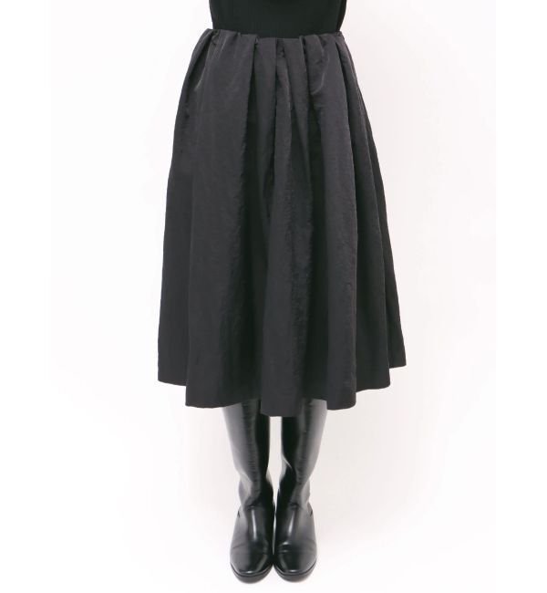 ELENDEEK「RANDOM TUCK MIDI SK」|スカート|