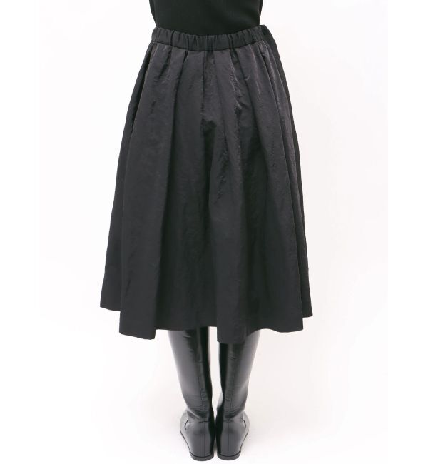 ELENDEEK「RANDOM TUCK MIDI SK」|スカート|