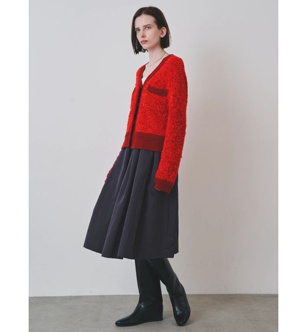 ELENDEEK「RANDOM TUCK MIDI SK」|スカート|