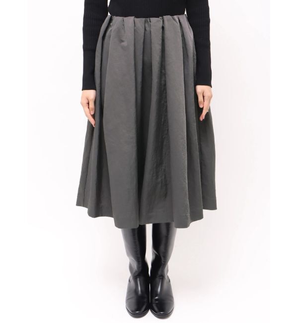ELENDEEK「RANDOM TUCK MIDI SK」|スカート|