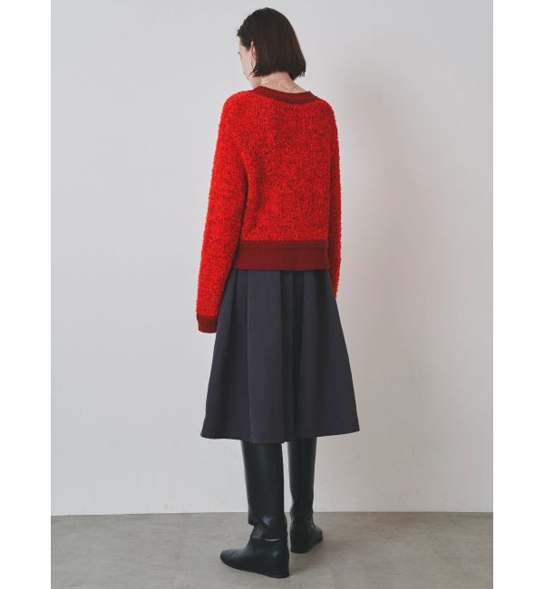 ELENDEEK「RANDOM TUCK MIDI SK」|スカート|
