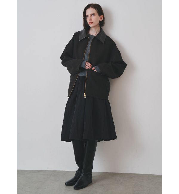 ELENDEEK「RANDOM TUCK MIDI SK」|スカート|