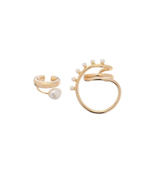 ELENDEEK「ASYMMETRY EAR CUFF」|イヤーカフ|