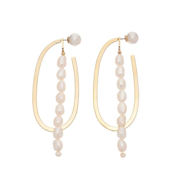 ELENDEEK「2WAY HOOP PEARL PIERCE」|ピアス|