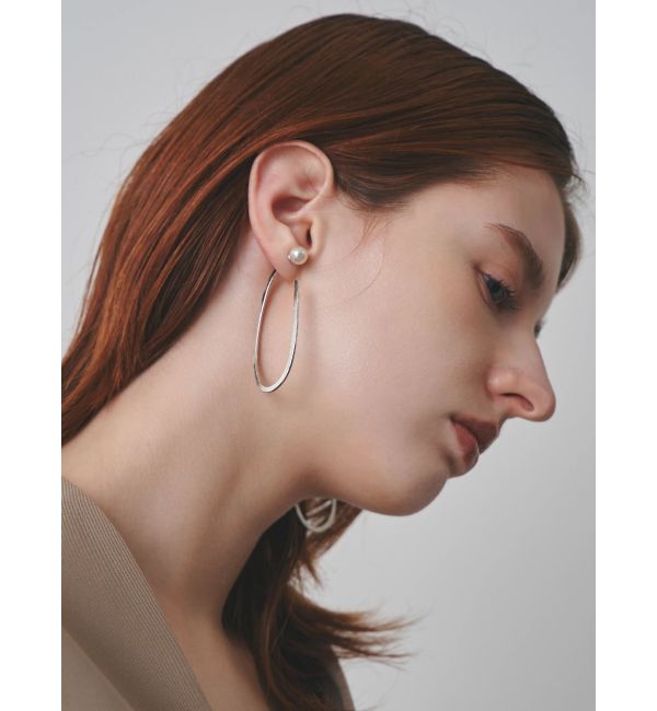 ELENDEEK「2WAY HOOP PEARL PIERCE」|ピアス|