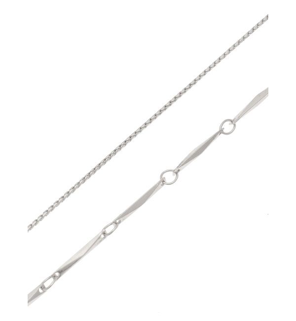 ELENDEEK「DESIGN CHAIN SLIDER NECKLACE」|ネックレス|