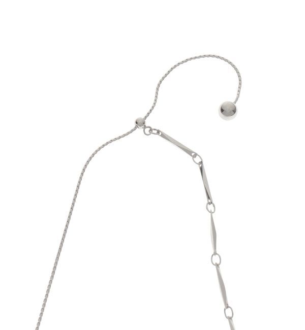 ELENDEEK「DESIGN CHAIN SLIDER NECKLACE」|ネックレス|
