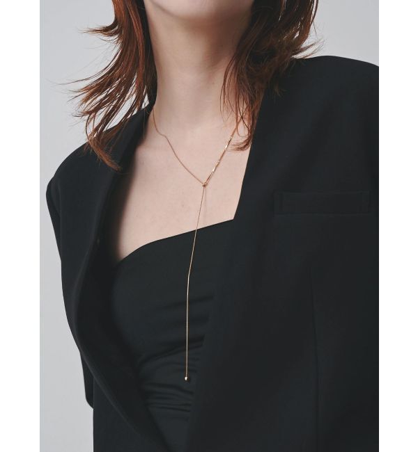 ELENDEEK「DESIGN CHAIN SLIDER NECKLACE」|ネックレス|