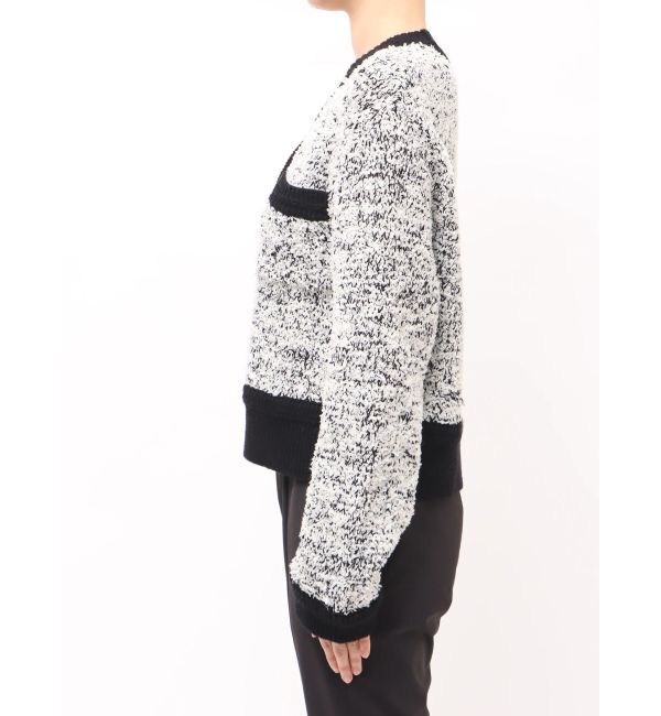 ELENDEEK「TAPE YARN TWEED KT CD」|カーディガン|
