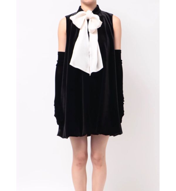LAGUNAMOON「LADYベロアバルーンニミワンピース」|ワンピース|