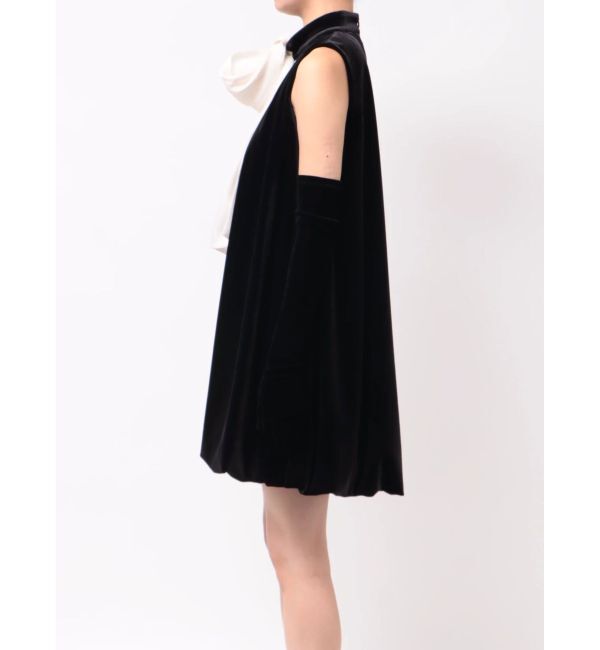 LAGUNAMOON「LADYベロアバルーンニミワンピース」|ワンピース|