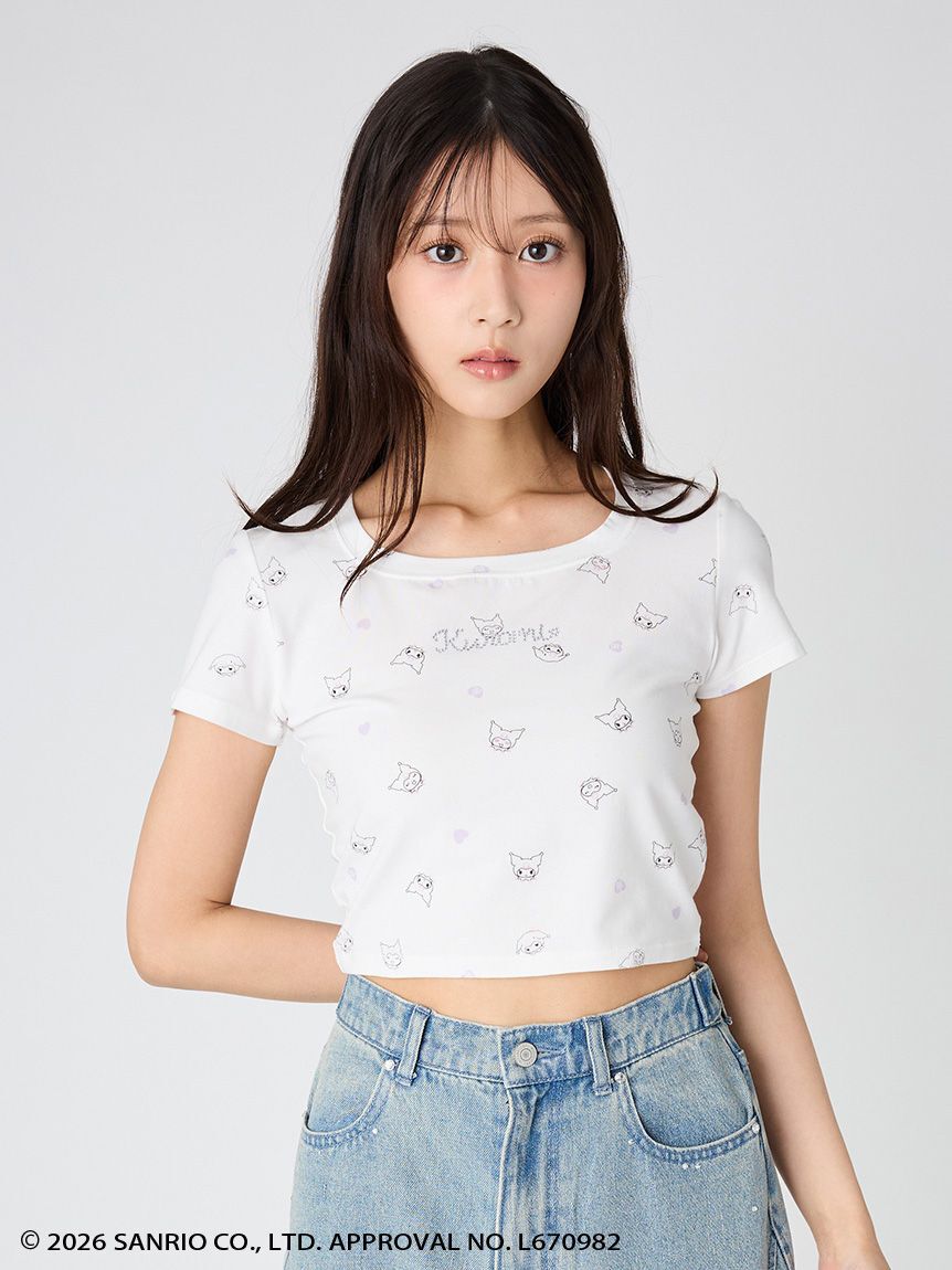 SNIDEL「【クロミ】コンパクトTシャツ」|Tシャツ・カットソー|