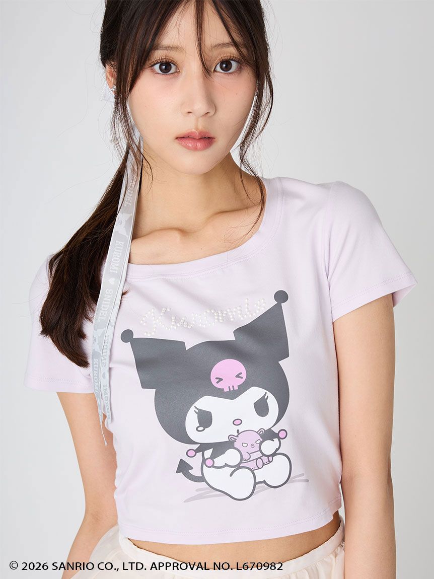 SNIDEL「【クロミ】コンパクトTシャツ」|Tシャツ・カットソー|