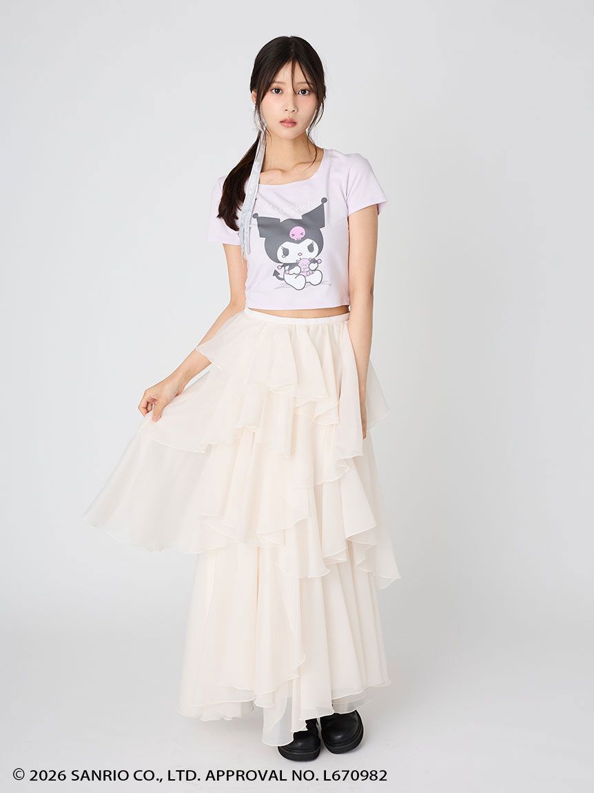 SNIDEL「【クロミ】コンパクトTシャツ」|Tシャツ・カットソー|