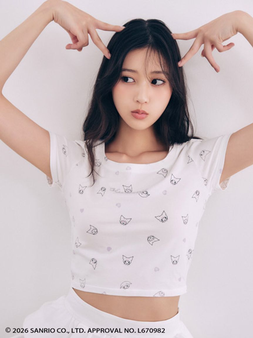 SNIDEL「【クロミ】コンパクトTシャツ」|Tシャツ・カットソー|
