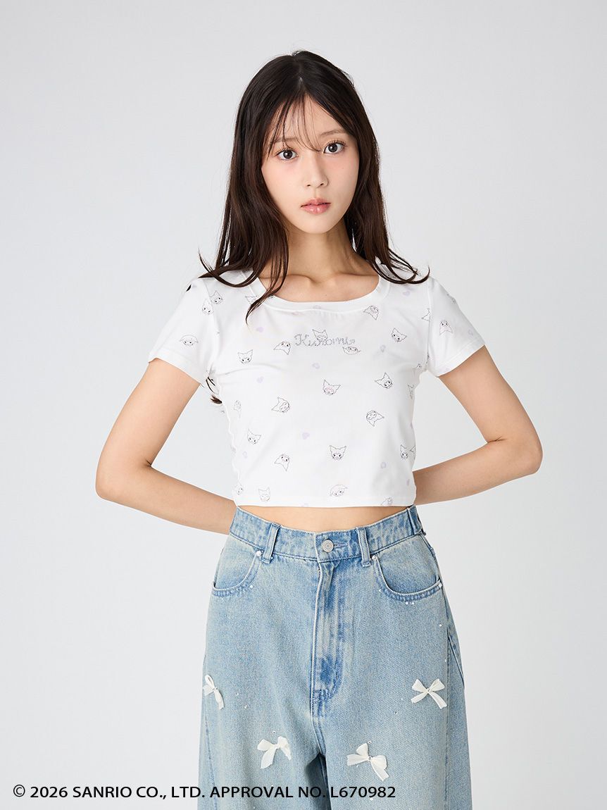 SNIDEL「【クロミ】コンパクトTシャツ」|Tシャツ・カットソー|