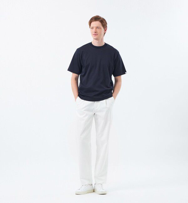 MACKINTOSH PHILOSOPHY「【WEEKENDER】クルーネック半袖Tシャツ ニットスムースコンビ」|Tシャツ・カットソー|