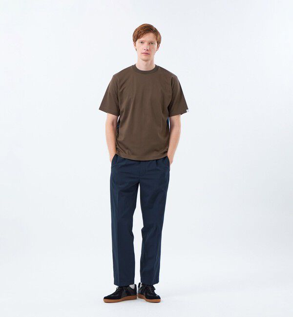 MACKINTOSH PHILOSOPHY「【WEEKENDER】クルーネック半袖Tシャツ ニットスムースコンビ」|Tシャツ・カットソー|