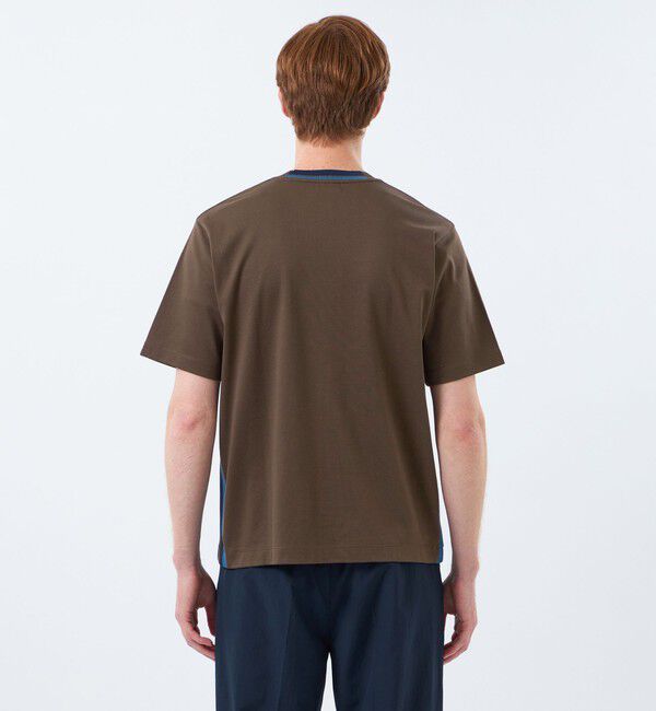 MACKINTOSH PHILOSOPHY「【WEEKENDER】クルーネック半袖Tシャツ ニットスムースコンビ」|Tシャツ・カットソー|