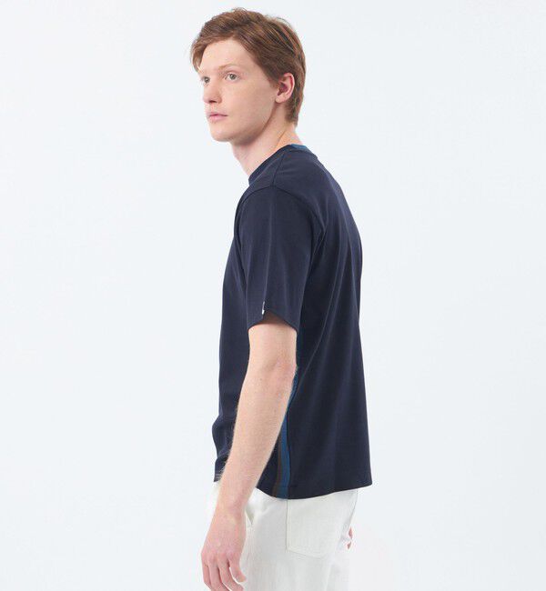 MACKINTOSH PHILOSOPHY「【WEEKENDER】クルーネック半袖Tシャツ ニットスムースコンビ」|Tシャツ・カットソー|