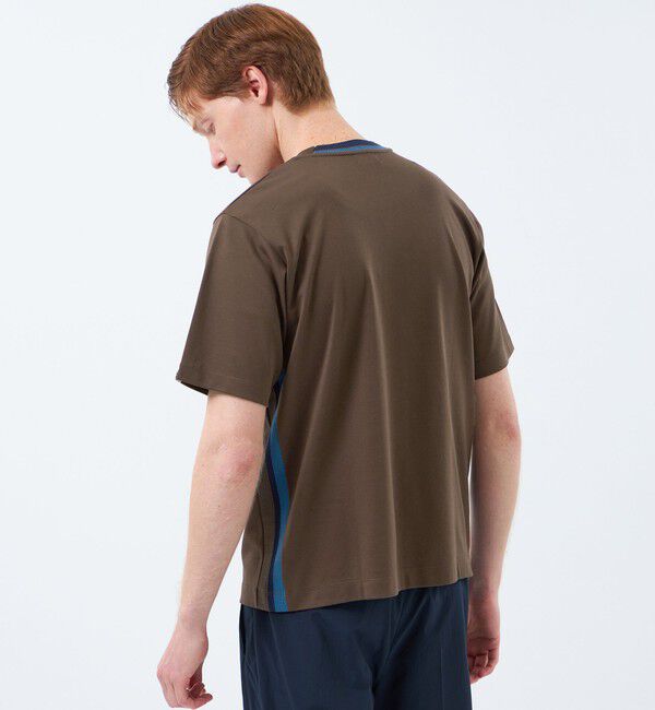 MACKINTOSH PHILOSOPHY「【WEEKENDER】クルーネック半袖Tシャツ ニットスムースコンビ」|Tシャツ・カットソー|
