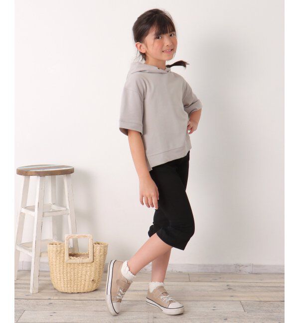 ikka kids「コットンUSA鹿の子パーカー（120~160cm）」|Tシャツ・カットソー|