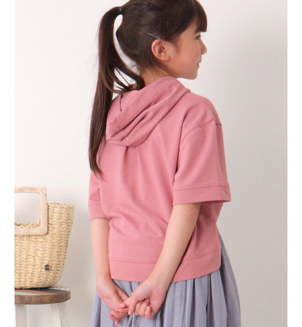 ikka kids「コットンUSA鹿の子パーカー（120~160cm）」|Tシャツ・カットソー|