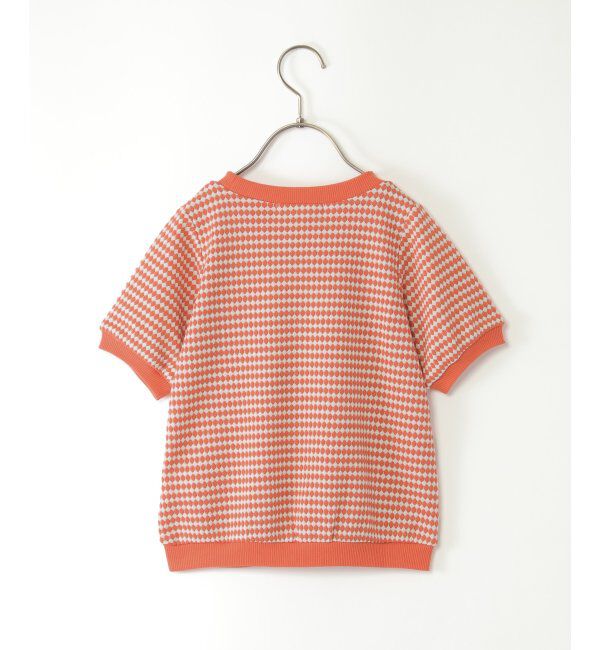 ikka kids「【親子おそろい】ハニカムジャガードプルオーバー（120~160cm）」|Tシャツ・カットソー|