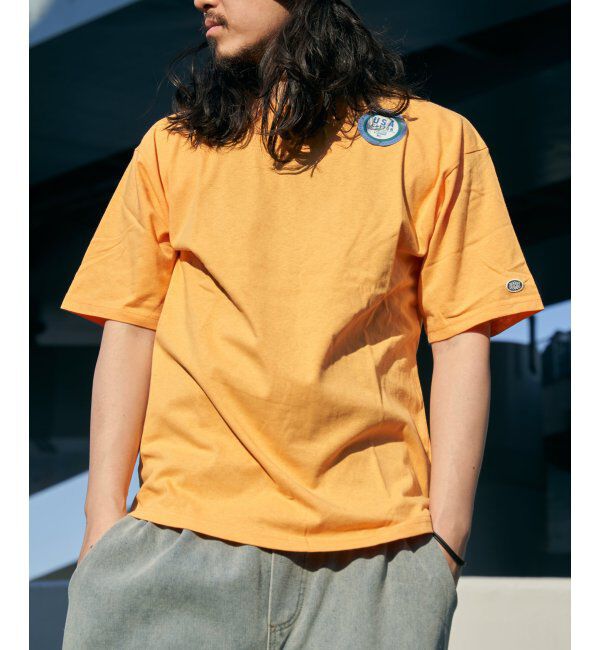 VENCE share style「DISCUS ATHLETIC クルーTシャツ」|Tシャツ・カットソー|イエロー