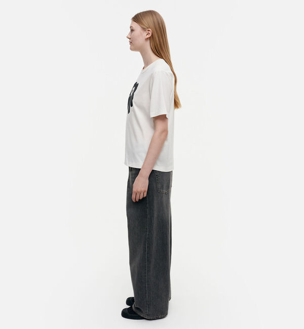 Marimekko「Erna relaxed Unikko placement Tシャツ」|シャツ・ブラウス|