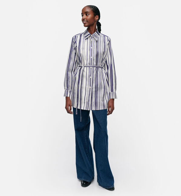 Marimekko「Konkaavi Siluetti シャツ」|シャツ・ブラウス|