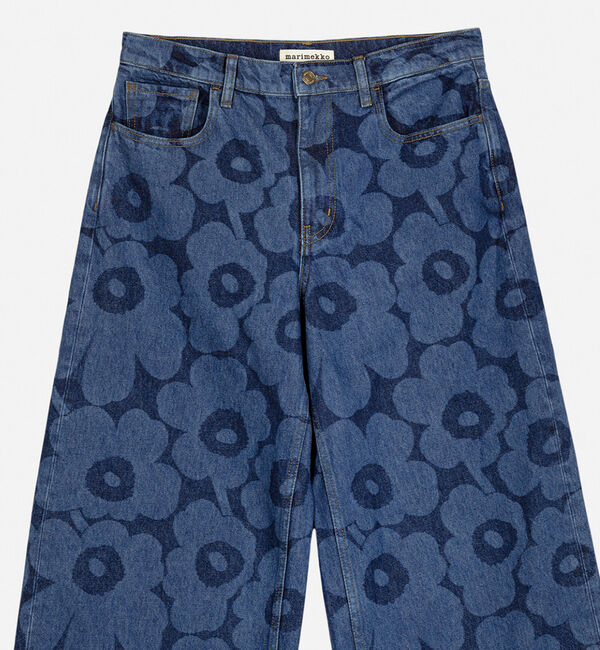 Marimekko「Maridenim Loose Unikko ジーンズ」|デニム|