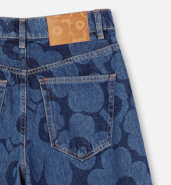 Marimekko「Maridenim Loose Unikko ジーンズ」|デニム|