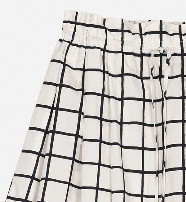 Marimekko「Kirjoitus Iso Ruutu スカート」|スカート|